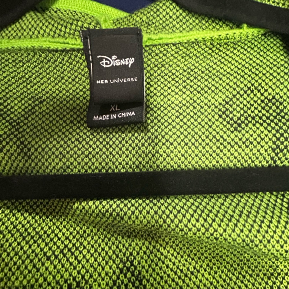 Disney Green Cardigan with Black Design - Picture 3 of 5